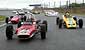 CLASSIC RACING CARS ON TRACK AT SILVERSTONE