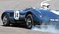 1952 JAGUAR C-TYPE LOSES A WHEEL AT CLUB CORNER