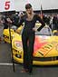 GRID GIRL ON THE FIA GT3 GRID