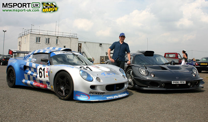 Loading : ROB HORSFIELD WITH THE TEAM JEDI RACING LOTUS...